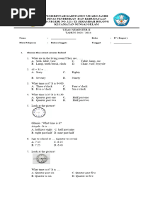 SAS Bahasa Inggris Kelas 4 Semester 2