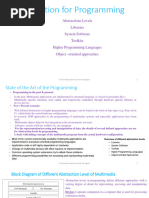 CH - 7 Abstractions For Programming