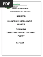 2023 KZN English Fal Learners' Poetry Question Bank May 2023