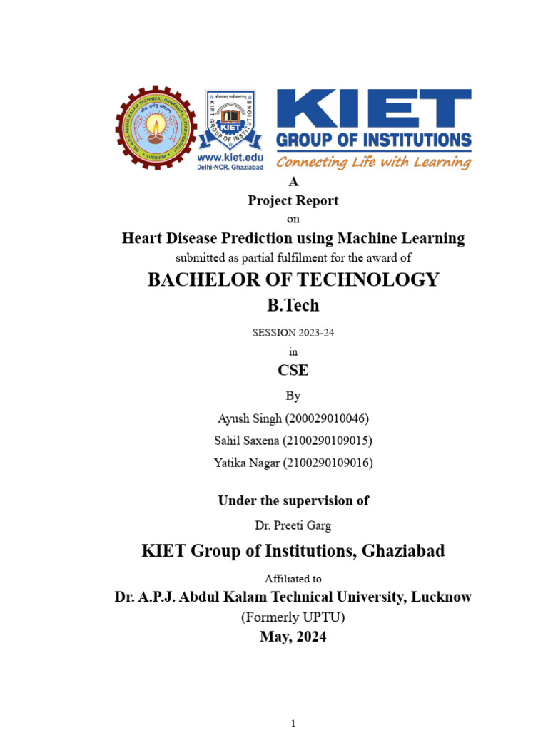Sahil Final Project REPORT | PDF | Support Vector Machine | Linear ...