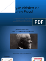 Enfoque Clásico de Henry Fayol