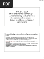 ISO 7547-2004 Ships and Marine Technology - Air-Conditioning and Ventilation of Accommodation Spaces - Design Conditions and Basis of Calculations