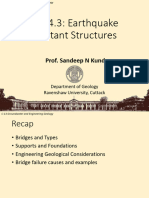 Unit 4.3 Earthquake Resistant Structures
