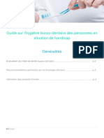 Guide Hygiène Bucco-Dentaire Handicap - Généralités