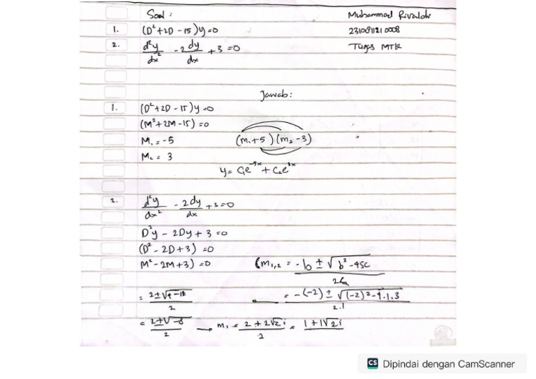 Muhammad Rivaldi TUGASMTK | PDF