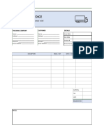 Trucking Invoice Template