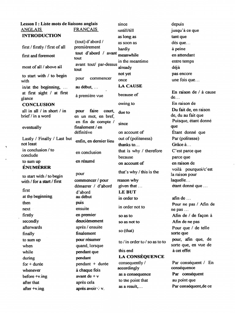 Anglais 2 | PDF