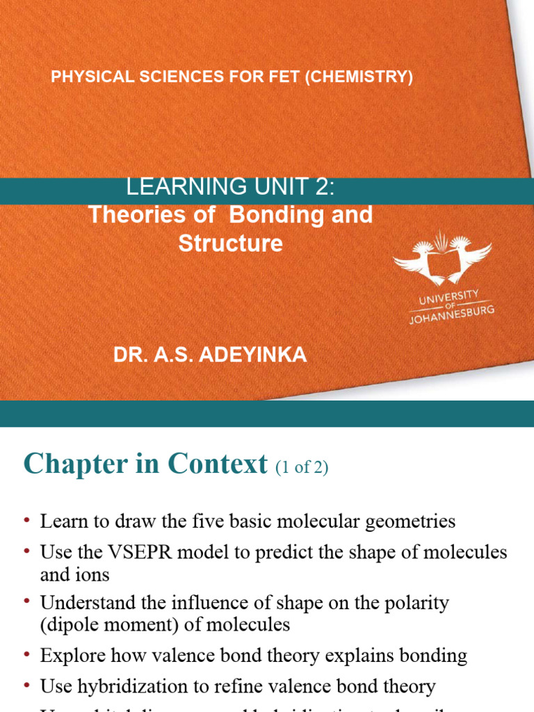 Unit-2b_Theories of Bonding and Structure | Download Free PDF ...