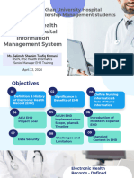 Electronic Health Record & Hopsital Information Management System