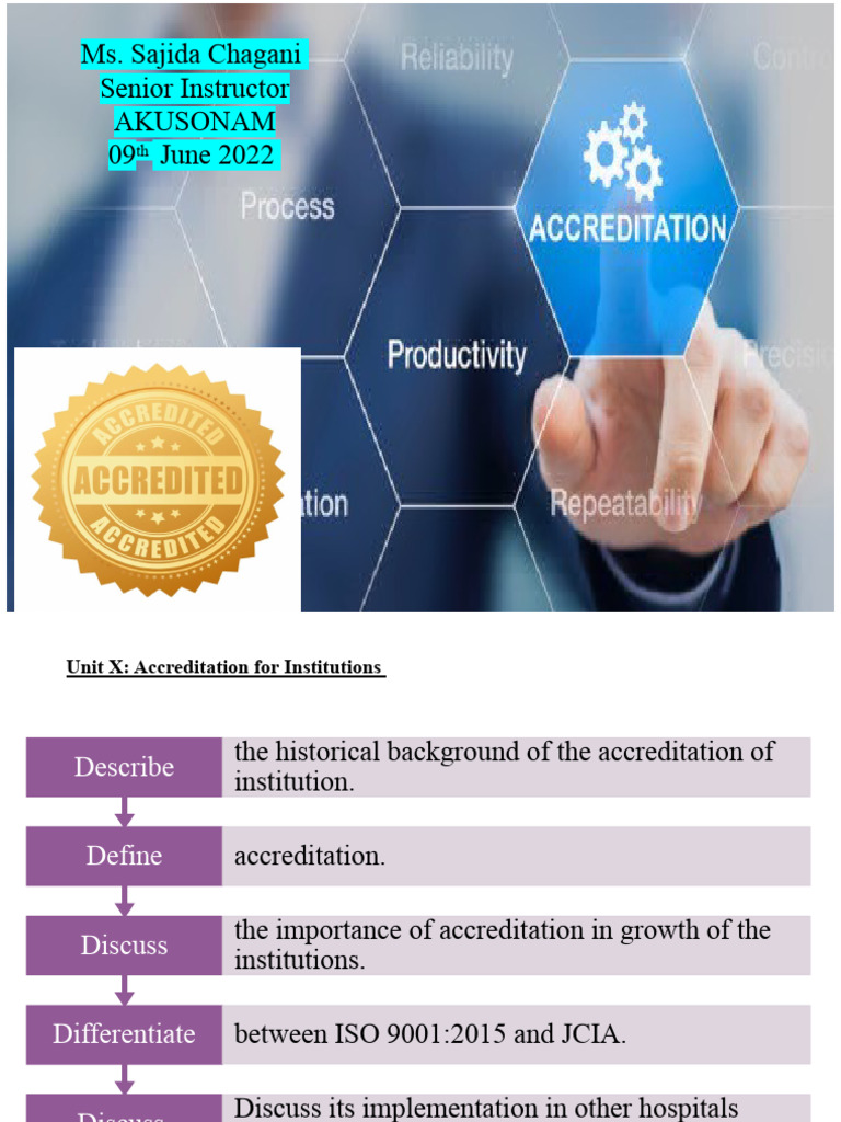 Accreditation Class | PDF | Joint Commission | Hospital