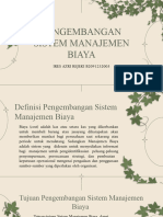 Pengembangan Sistem Manajemem Biaya