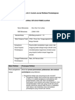 Jurnal Refleksi Pembelajaran SIKLUS 3