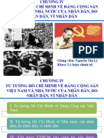 Chương 4 - TTHCM Về ĐCS Việt Nam Và Nhà Nước Của Dân, Do Dân, Vì Dân
