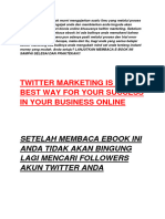Twitter Marketing Is The Best Way For Your Success in Your Business Online