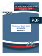 AKG1152 Studiegids 2022 - Leereenheid 1