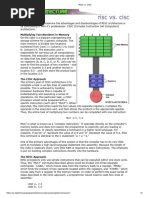 RISC vs. CISC