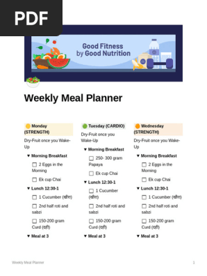 Weekly Meal Planner
