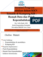 Kependudukan KKN Tematik Madiun 2018