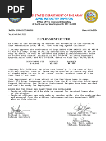 Deployment Letter Us