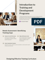Desiging and Evaluating Training and Development Programme-1