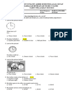 Soal Inggris Kelas 4 SMT 2