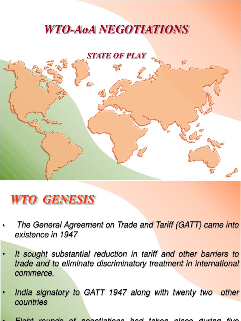 WtoAoa Negotiations State of Play PDF