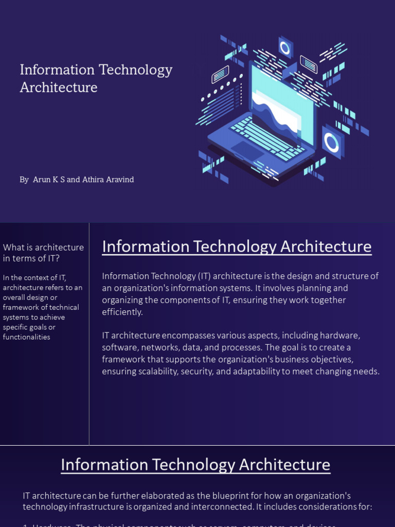 Information Technology Architecture | PDF | Enterprise Architecture ...