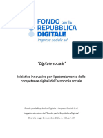 Bando Digitale Sociale