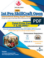 1st Pro Skillcraft Open Fide Rated Tournament