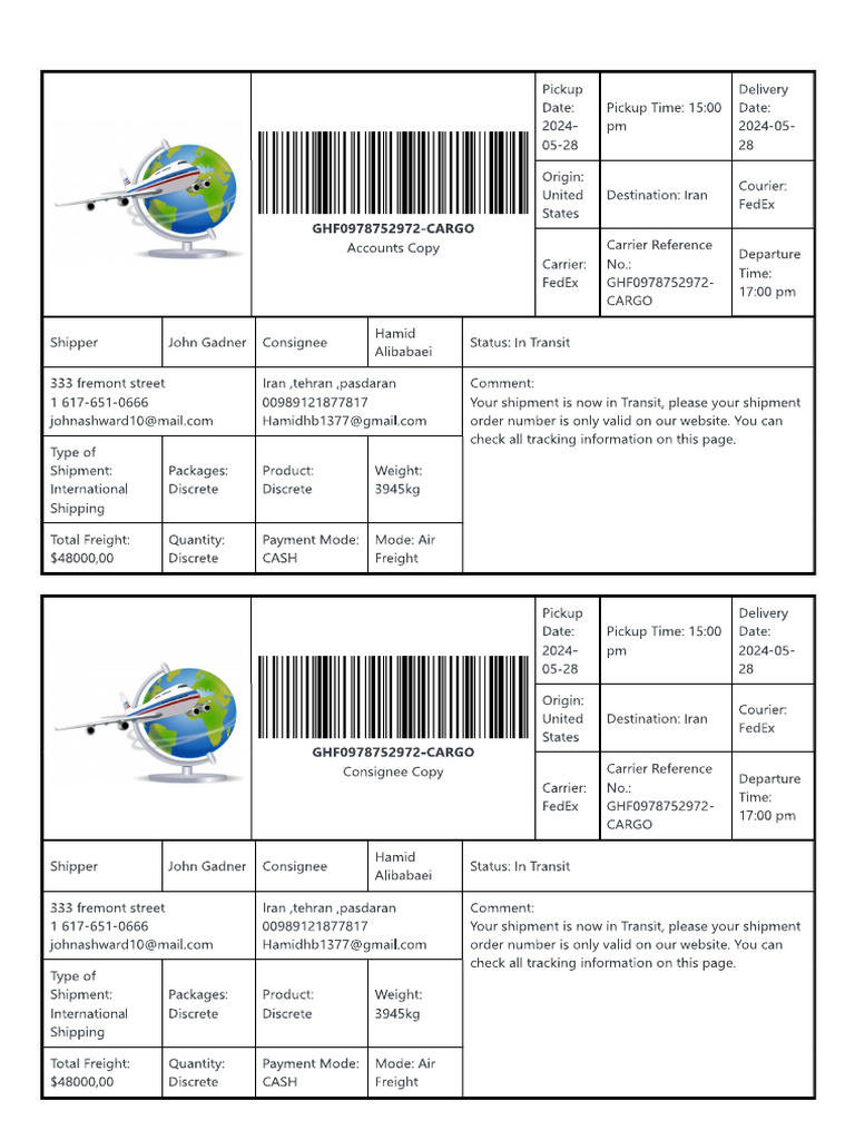 Waybill PDF