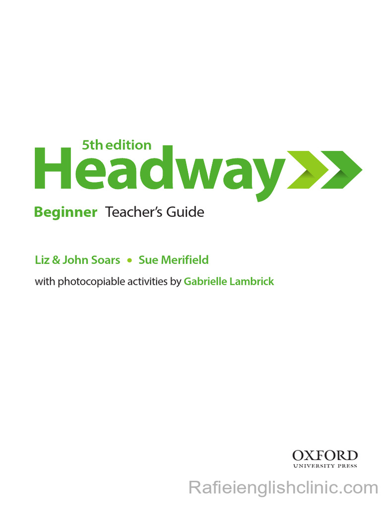 480 - 5 - Headway Beginner Teacher's Guide, 5th Edition