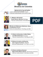 Gabinete-Ministros de Colombia