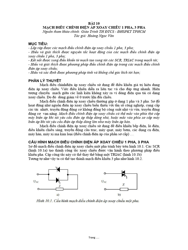 B i 10 m ch i u ch nh i n p xoay chi u 1 pha 3 pha mo phong psim pdf
