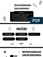 Kelompok 2 - PPT Korelasi Berganda Dan Asumsinya - Teknik Proyeksi Bisnis - Kelas C