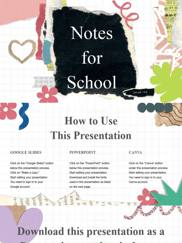 Pink and Brown Beige Aesthetic Notes For School | PDF | Microsoft Power ...