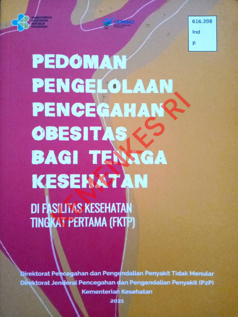 Pedoman Pengelolaan Pencegahan Obesitas Bagi Tenaga Kesehatan 2021 Pdf