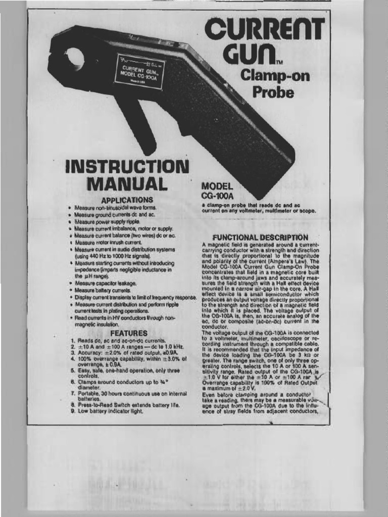 Current Gun | PDF