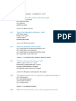 Signals and Systems Analysis-Adv