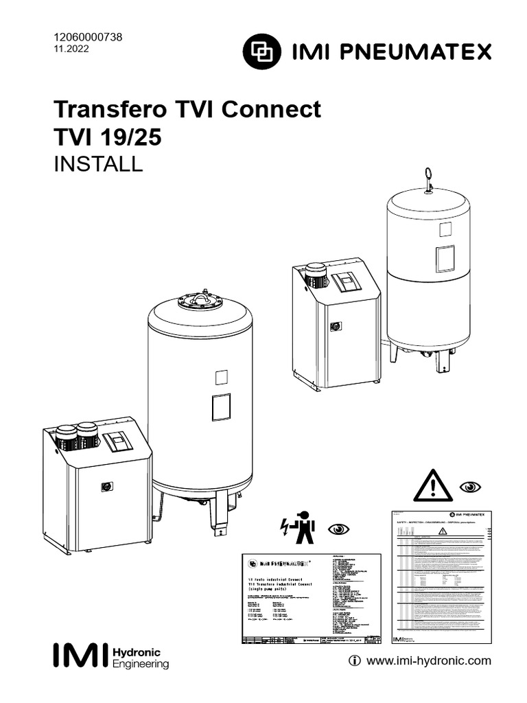 Installation Transfero TVI Connect 2211 Low | PDF | Water | Phases Of ...
