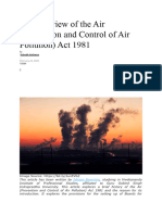 2b Air (Prevention and Control of Pollution) Act, 1981 Environment