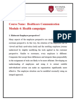 Assignment Module 4 Health Campaigns Unit 4