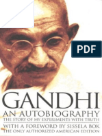 Gandhi An Autobiography - The Story o Fmy Experiments With Truth