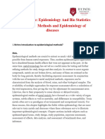 QA, Module Module 2 Methods and Epidemiology of Diseases