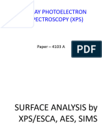 X-Ray Photoelectron Spectroscopy (XPS) : Paper - 4103 A