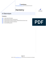 4.1 Electrolysis