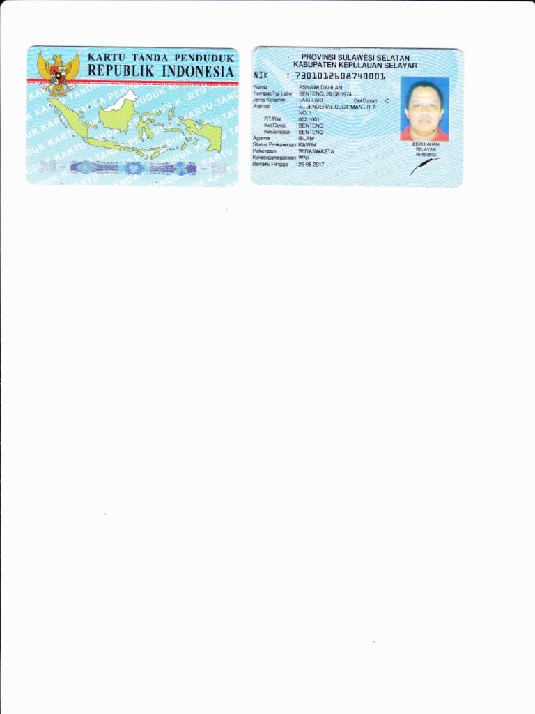 KTP Asnawi | PDF