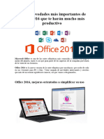 Las 23 novedades más importantes de Office 2016
