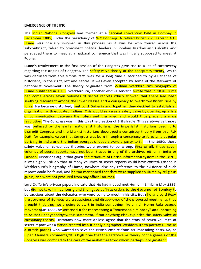 Moderates vs. Extremists in INC History | PDF | British Raj | Nationalism