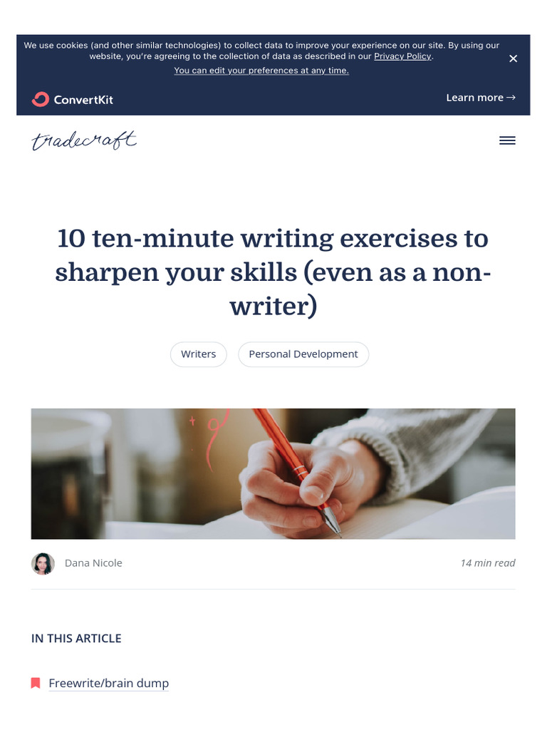 10 Quick Writing Exercises for All | PDF