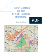 Geologia Del Barri Vallcarca - El Coll - Real - Klein - Roger